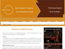 Tablet Screenshot of breadsocietyindia.org